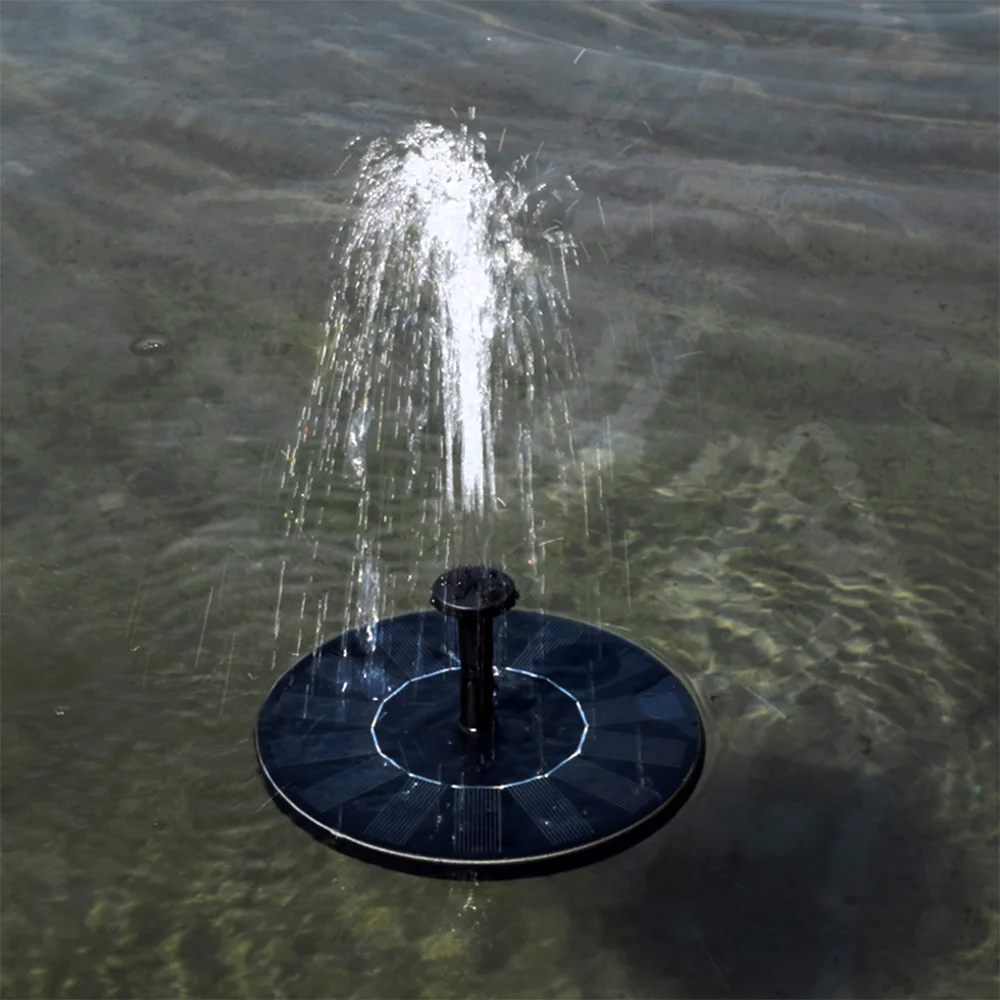 7V/1.4W Floating Solar Panel Water Pump Garden Birdbath Pool Fountain