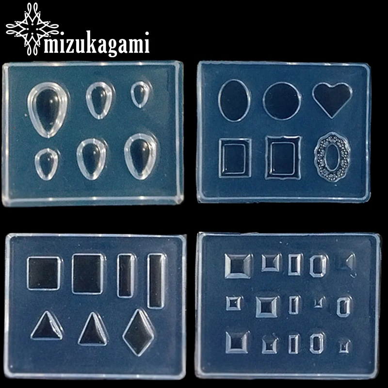 1pcs Uv Resin Jewelry Liquid Silicone Mold 3d Geometry Beads Heart