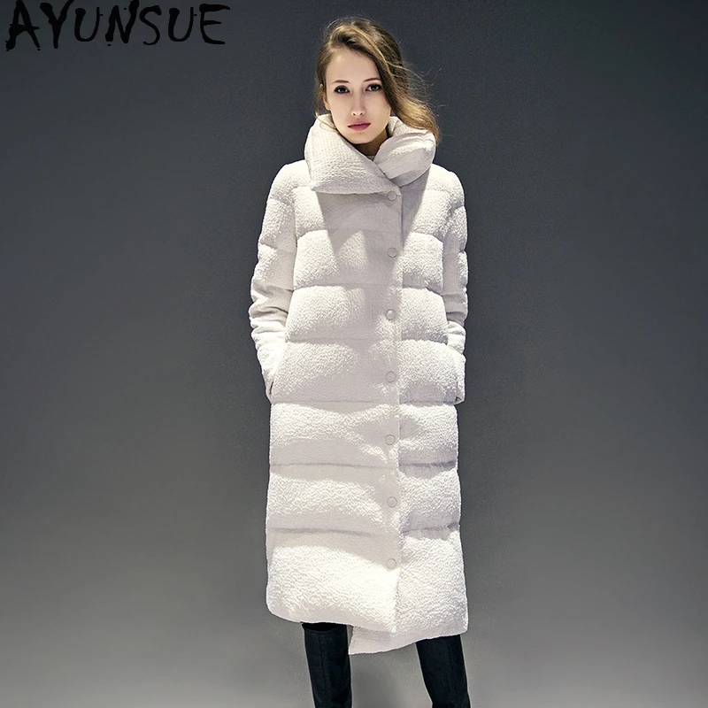AYUNSUE длинный женский пуховик зимний корейский винтажный 2019 Manteau Femme Hiver