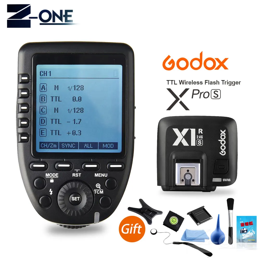 В наличии пульт дистанционного управления Godox Xpro S TTL II 2 4G X System с беспроводным