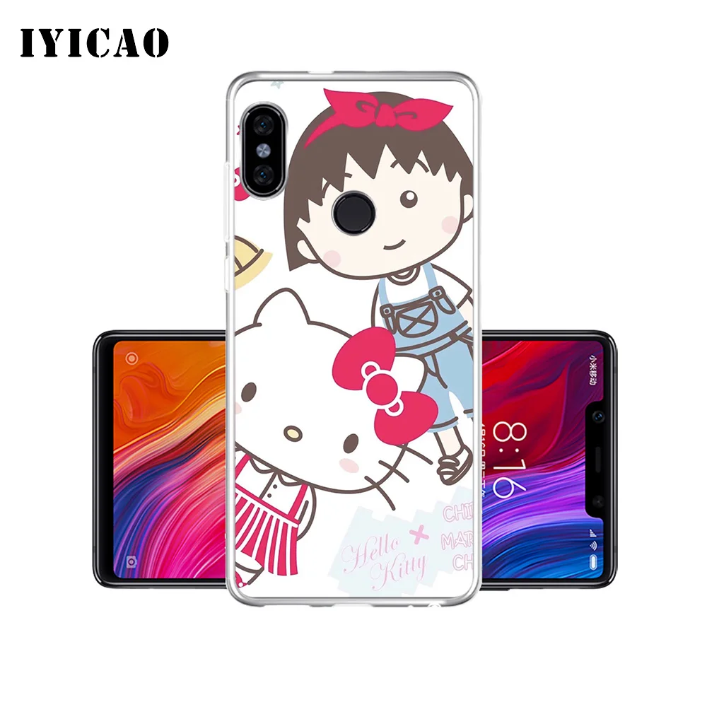 IYICAO Chibi Maruko Мягкий силиконовый чехол для телефона Xiaomi mi 9 8 SE 6 A1 A2 Lite F1 X2S X3 TPU