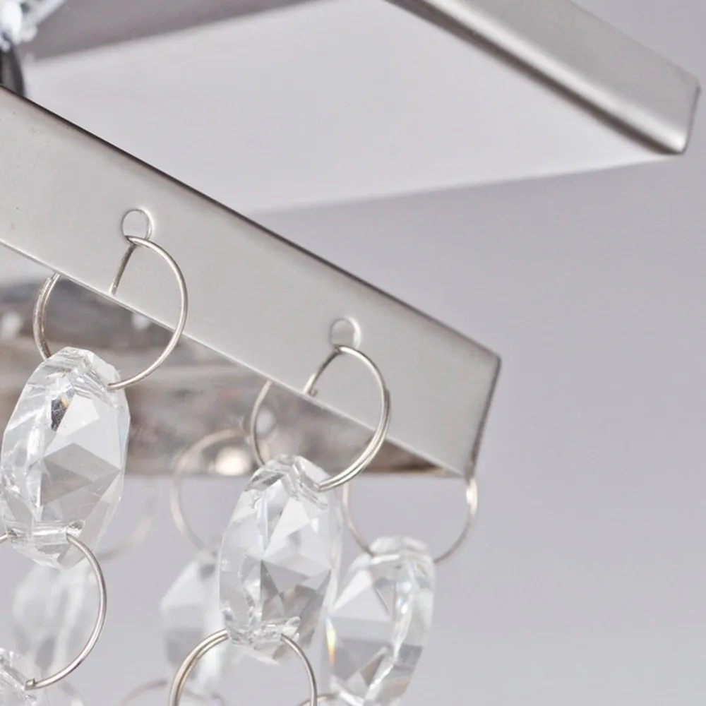 5 головок современного потолочный светильник Элегантный Crystal Light дома декоративные лампы современный светильник освещение не включены