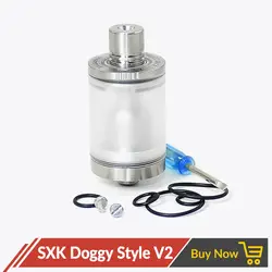 Volcanee SXK собачка Стиль V2 RTA бак для 510 нить Vape Mod электронная сигарета-кальян испаритель MTL распылитель