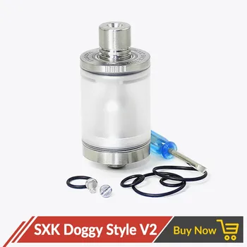 

Volcanee SXK Doggy Style V2 RTA Tank for 510 Thread Vape Box Mod Electronic Cigarette Hookah Atomizer vs MTL Atomizer