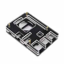 Акриловый прозрачный чехол Корпус коробка+ вентилятор охлаждения для Raspberry Pi 3