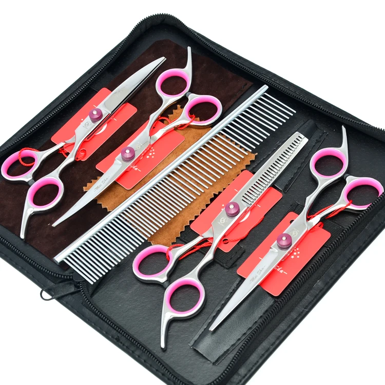 

Meisha 6 inch Japan 440c Pet Scissors Set Grooming Tools Professional Dog Hairdressing Shears for Haircut Puppy Cat HB0015