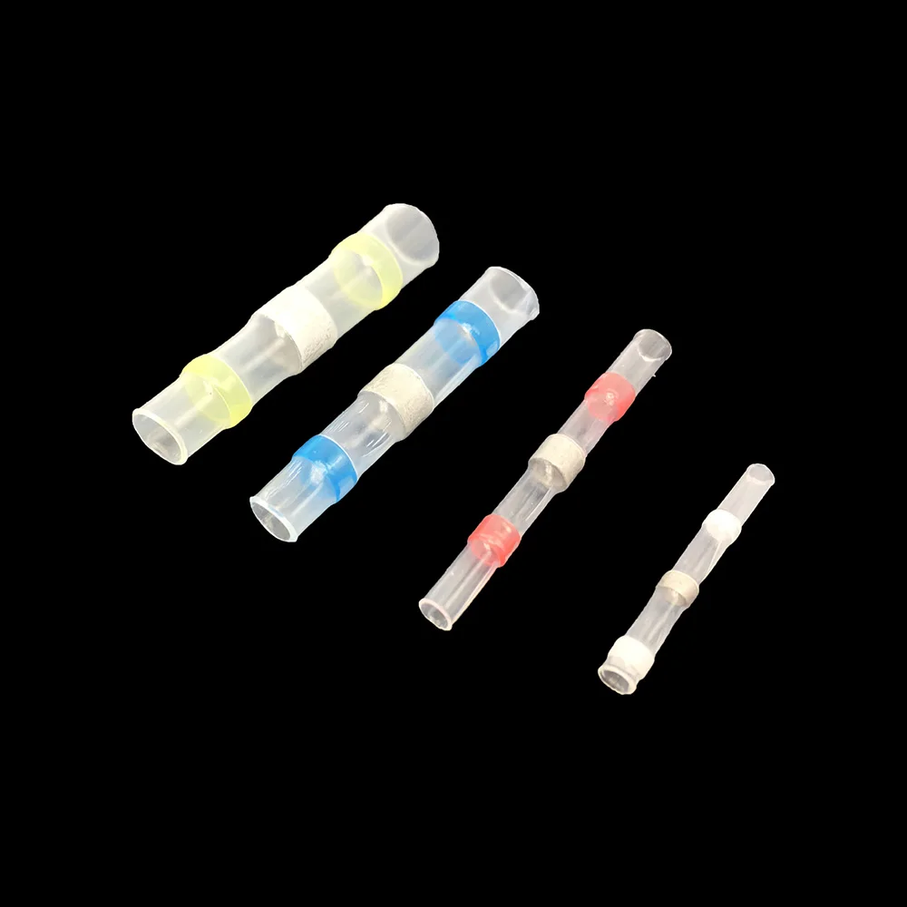 

30/50/105PCS Electrical Waterproof Seal Heat Shrink Butt Terminals Mixed Solder Sleeve Wire Connectors