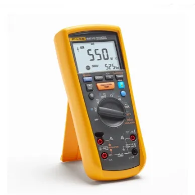 

Fluke 1587FC Insulation Multimeter Insulation Test Voltages 1000V Insulation Test 2G Ohm Fluke Insulation Tester