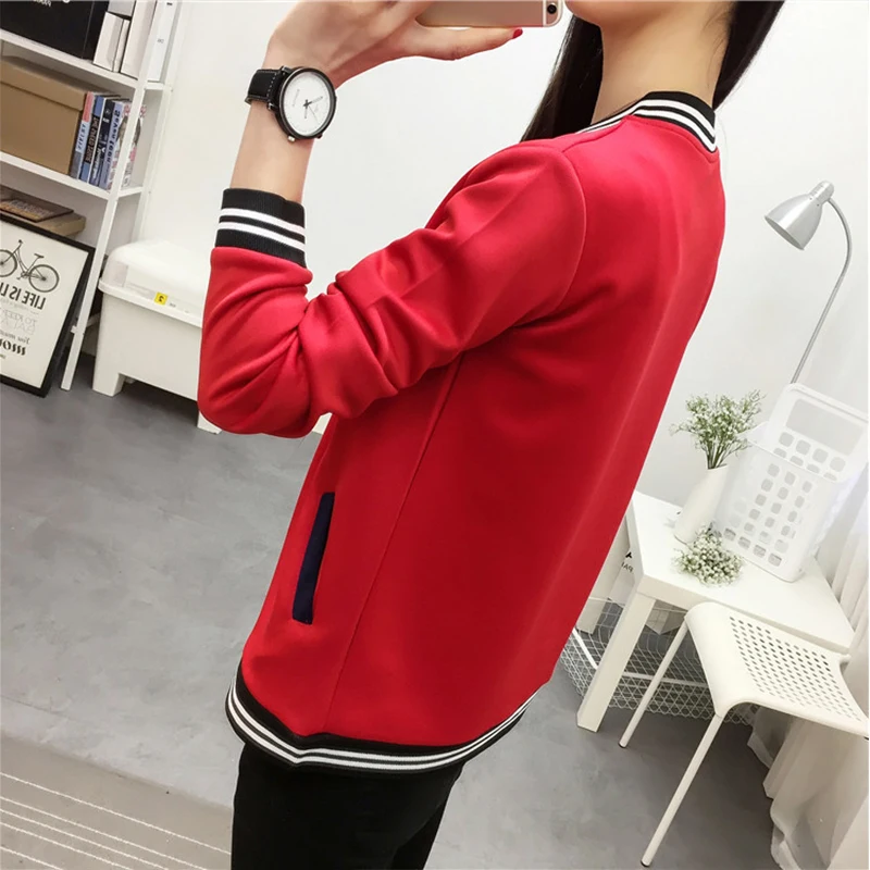 Billig Frauen Jacke Tropfen Verschiffen Frühling Herbst 2019 Baseball Plus Beiläufigen frauen der Größe Jacken Mantel Harajuku Trainingsanzüge Bomber Jacke