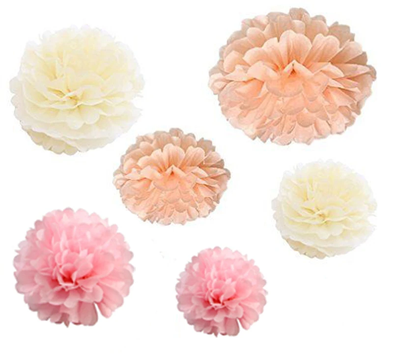 ivory peach baby pink