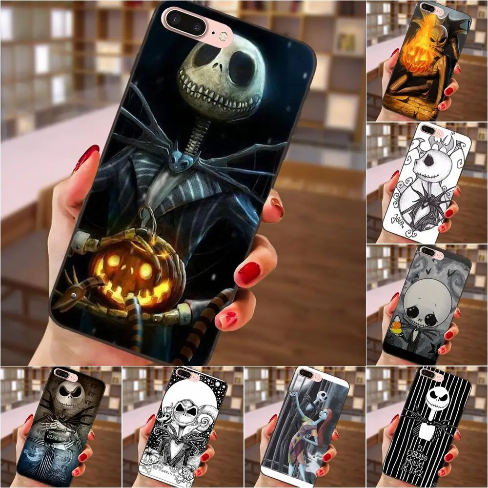 

Case For Huawei nova 2 Plus 2S 3i 4 Y3 Y5 II Y6 Y7 Y9 Lite Plus Prime 2017 2018 2019 Sugar Skull Tattooed Night Before Christmas