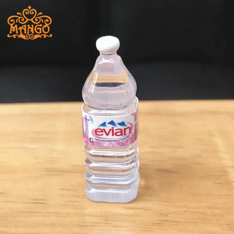 4 шт./компл. мини кукольный домик Evian Volvic минеральная вода миниатюрная мебель аксессуары реалистичные кукольные аксессуары