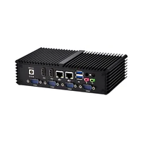 Qotom Mini PC Fanless Q350P with  Core i5-4200U Processor ,RS485 VGA Option ,WIFI,3G/4G KIOSK IPC 2