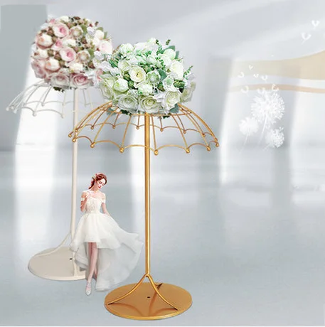 

Flone Wedding Road Lead Iron Art Wedding Scene Layout Decor Flower arrangement stand Wedding table Decoration Accessories