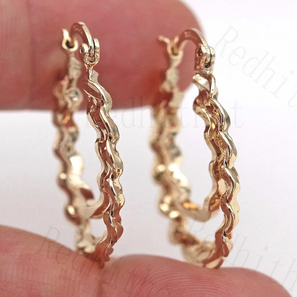 women's Bohemian Earrings for Women Gold Fashionable simple earrings Earring Circle Hoop Earrings Trendy Wedding Jewelry