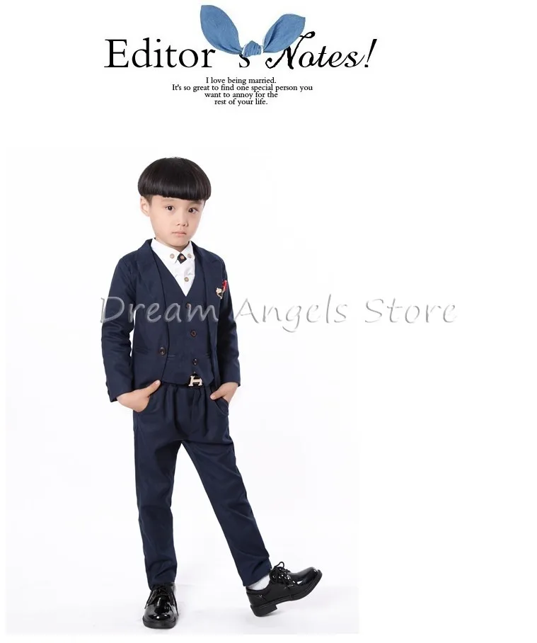 Костюмы для мальчиков в джентльменском стиле ретро, индивидуальный костюм, костюмы с блейзером для мальчиков, костюмы из 3 предметов(пиджак+ брюки+ жилет