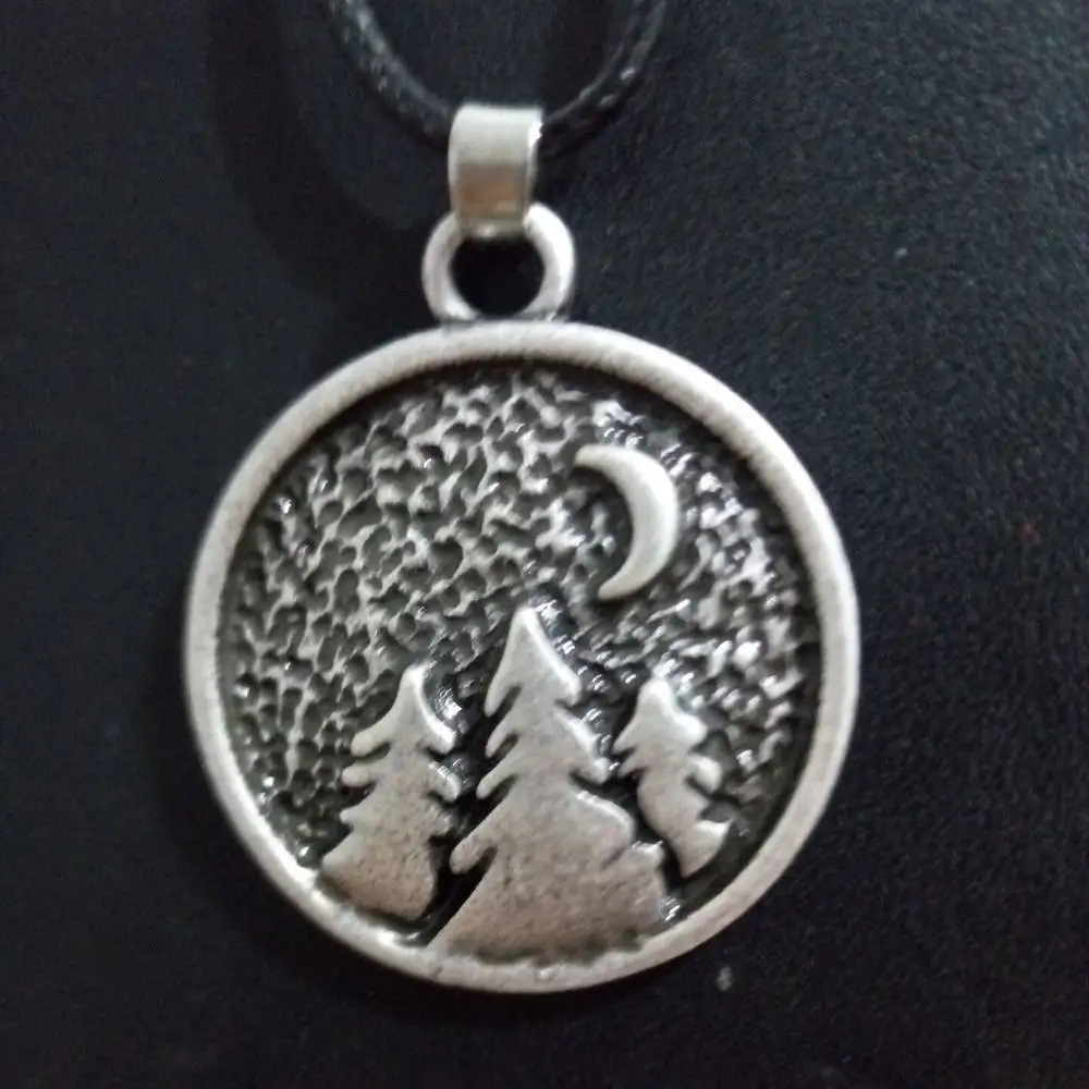 1pc Viking Necklace Amulet Jewelry Small tree Pendant Necklace Viking Jewelry Hill Fashion Necklace for men (7)