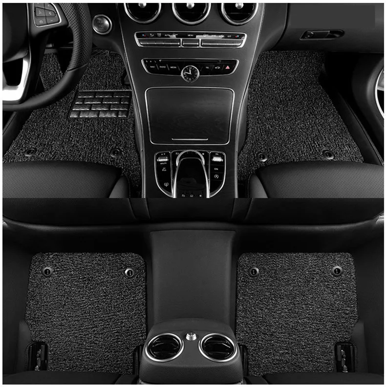 

Car Floor Mats For Hyundai TUCSON 2015-2018 Foot Carpets Step Mat High Quality New Water Proof leather Wire coil 2 Layer