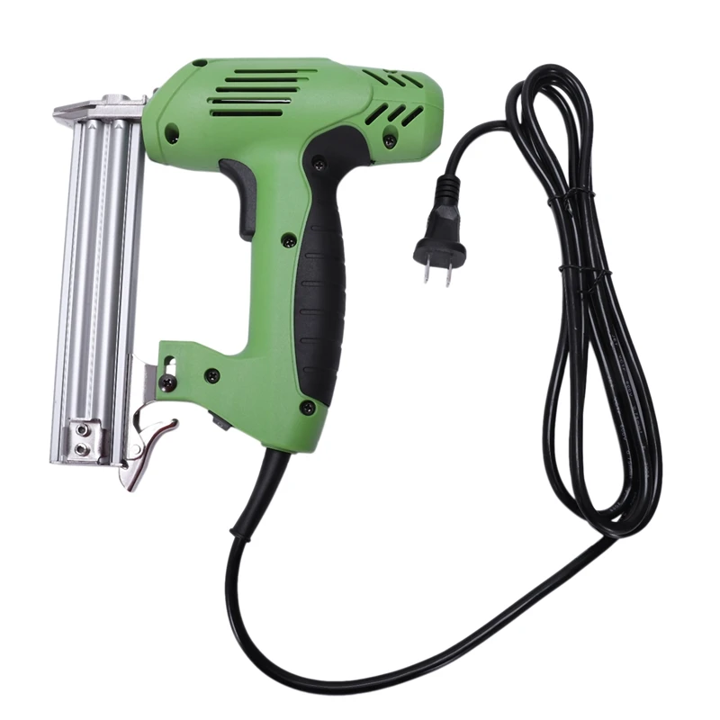 

EASY-2 In 1 Framing Tacker Electric Nail Staple Ac220V Power Tools Stapler 45 Needles/Min For Woodworking Furniture Us Plug