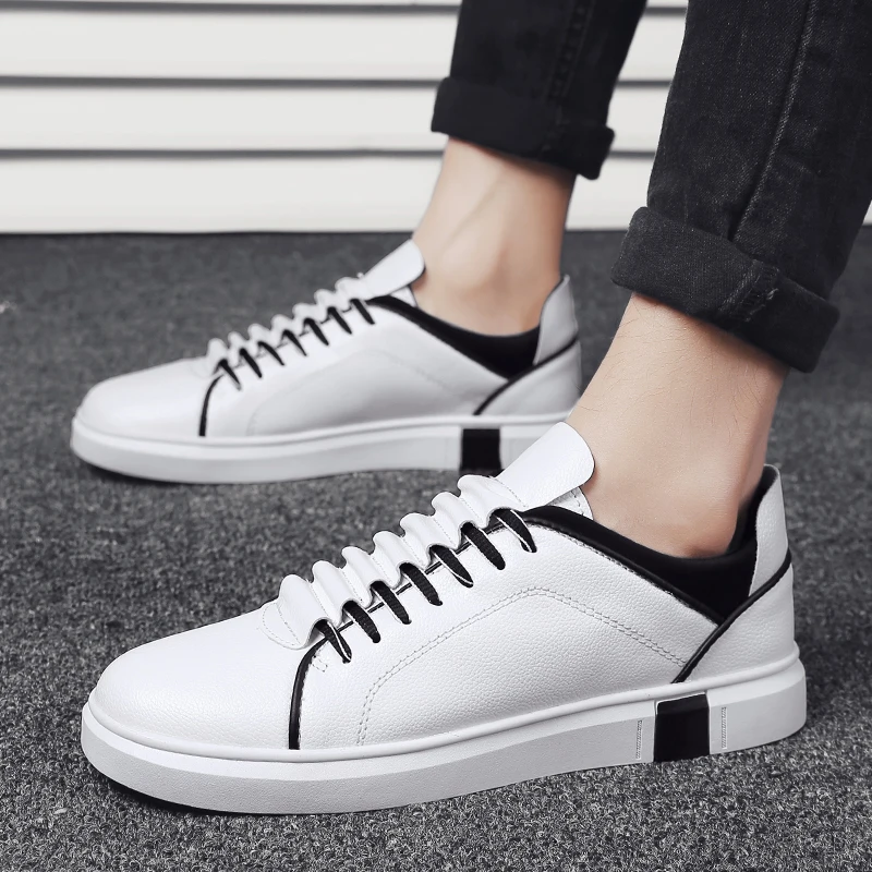 Appartements X015 forme gray X015 Hommes Mode Automne Casual Zapatos white Plate Loisirs Et Black Sneaker Chaussures Classique D'hiver Jogging Hombre De X015 qz0q14