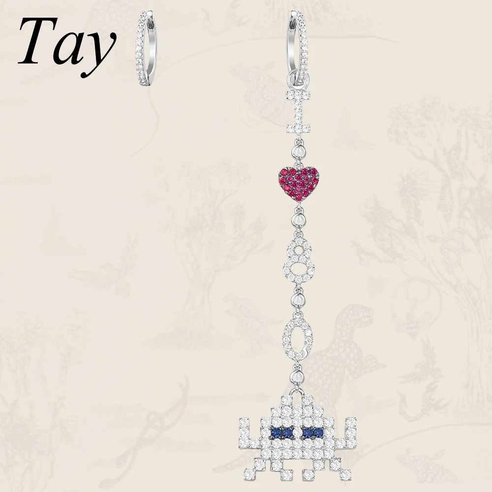 

Tay 925 sterling silver lovers ladies women engagement wedding gifts native american punk wristband fashion jewelry earrings