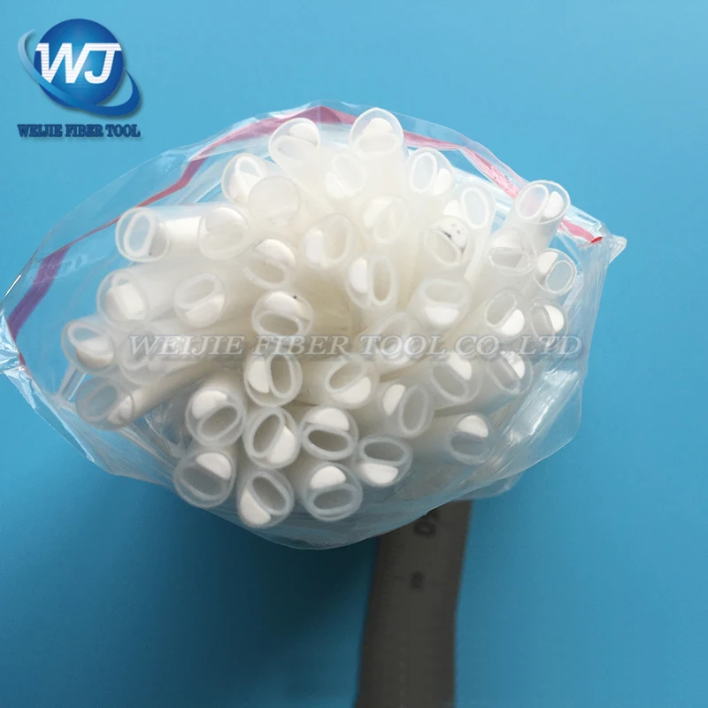 

100PCS ribbon fiber 12 core single ceramic fiber heat shrink tubing protection sleeve