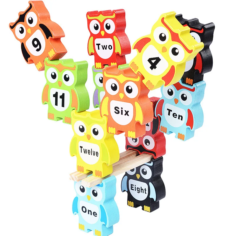 Wooden Inserted Toys 2-4 Year Old Baby Toys Wooden Montessori Toy Building Blocks Early Educational Toddler Toys Gift For Kids baby-building-blocks