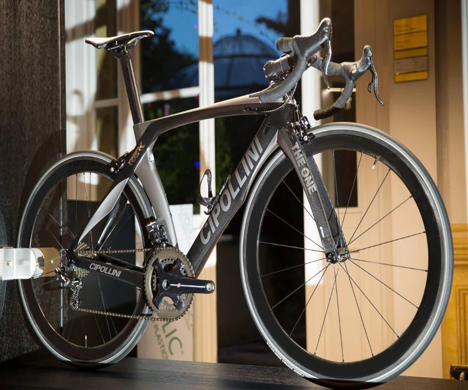Велосипед MCipollini RB1K THE ONE антрацитовый Блестящий велосипед Полный углеродный