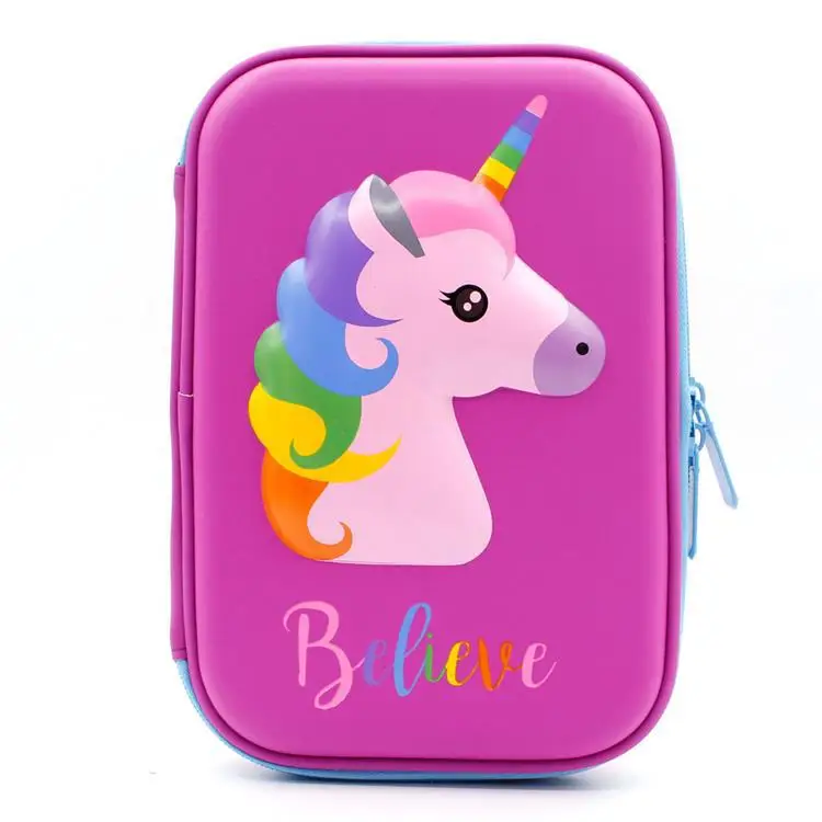 Пенал с единорогом Kawaii kalem kutusu EVA trousse scolaire stylo креативные школьные принадлежности