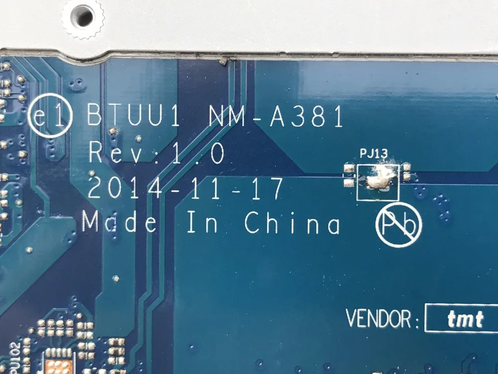 Cheap Classy Laptop Motherboard For Lenovo Yoga3 14 Motherboard SR23W i7-5500U BTUU1 NM-A381 100% Fully Tested 2