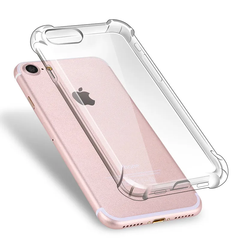 

Cleiree TPU Soft Silicone Case For iPhone X XS Max XR 7 8 Case For iPhone 6 6s Plus Phone Case Clear Shockproof Silicone Cases