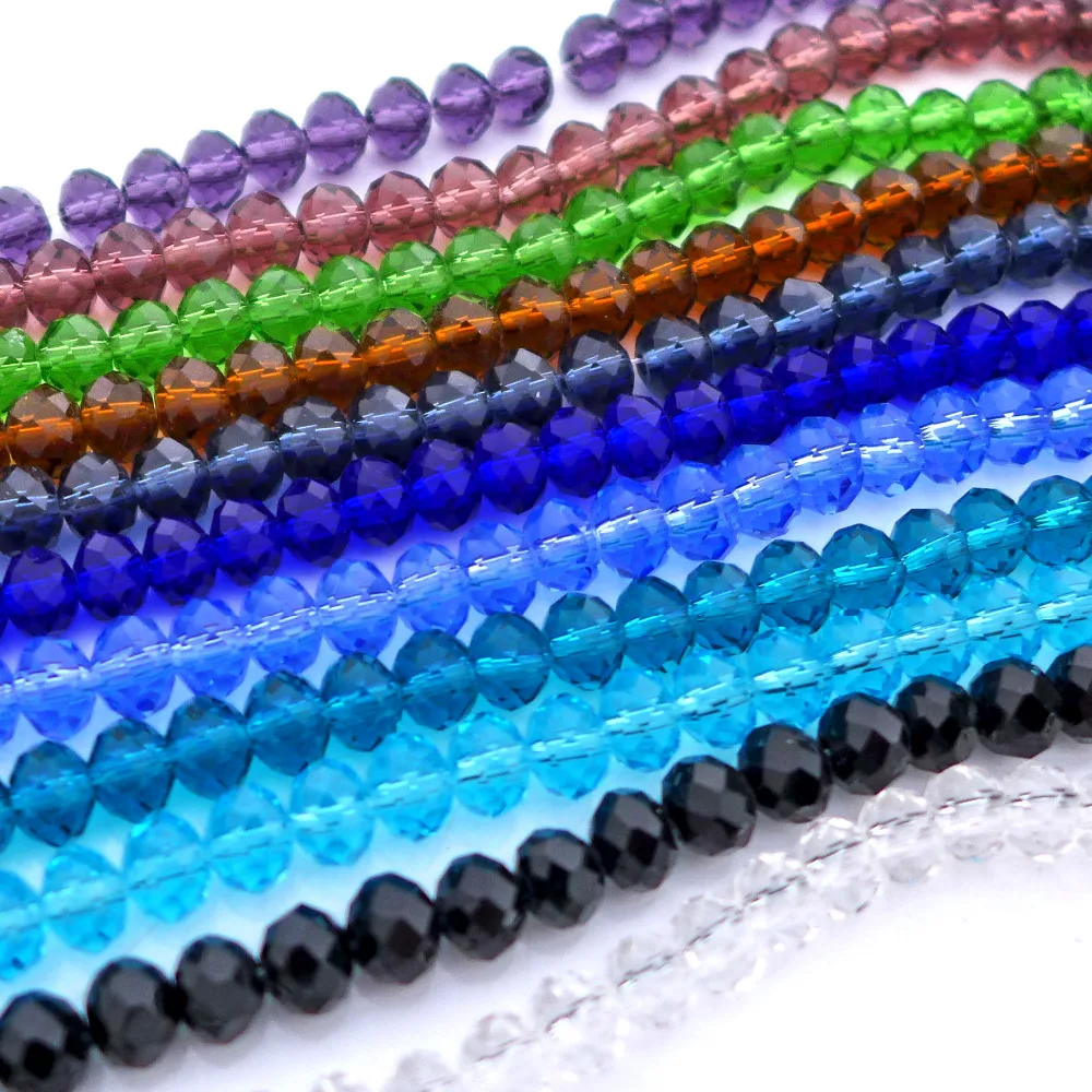 

wholesale 2/3/4/6/8/10/12/14mm 5040 crystal rondelle glass beads diy jewerly findings accessories basic colors free shipping-1