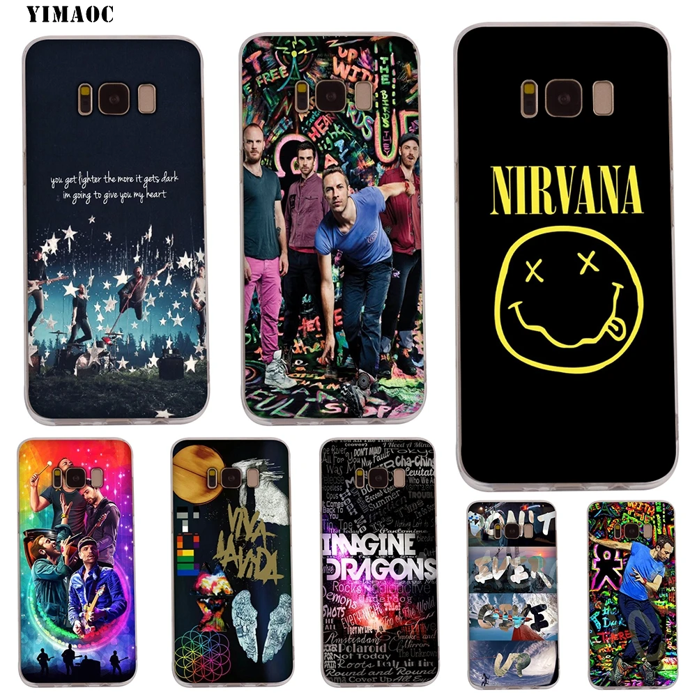 YIMAOC Coldplay мягкий чехол для Galaxy j3 j5 j6 j7 A5 2016 2017 A6 A9 2018 Примечание 8 9 S7 край S8 S9 S10 плюс