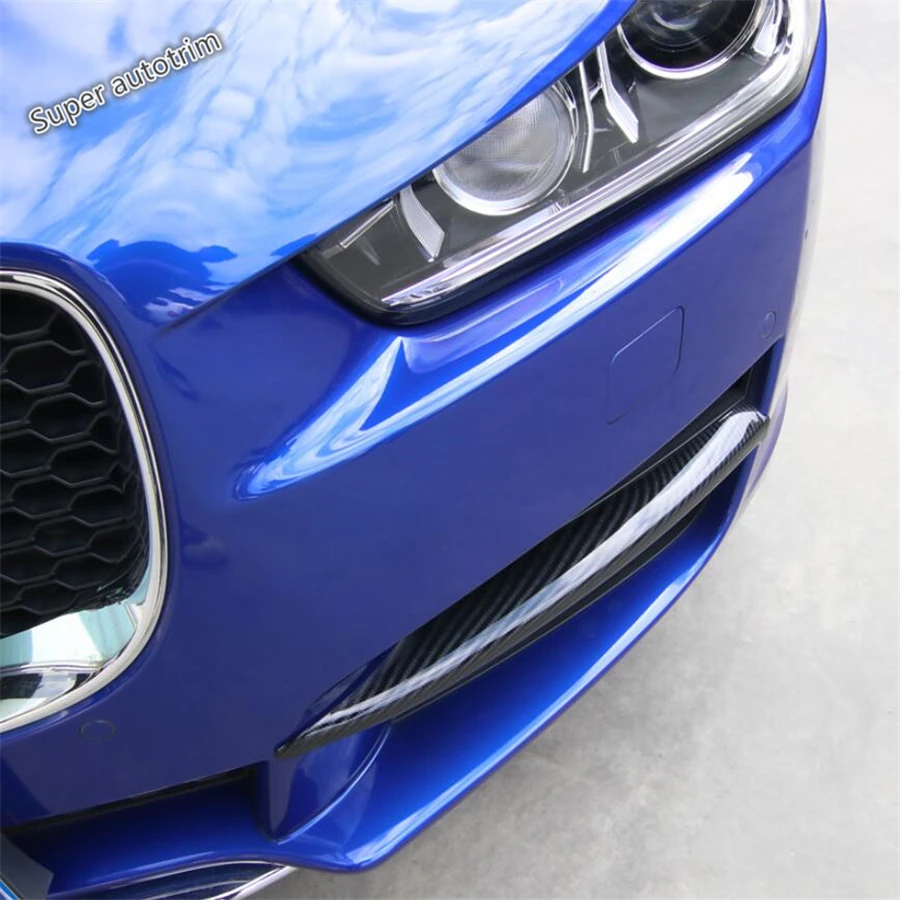 

Lapetus Front Face Fog Lights Lamp Eyelid Eyebrow Cover Trim Accessories Exterior Fit For Jaguar XE 2016 2017 2018 2019 ABS
