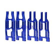 Aluminum Dark Blue Front&Rear Lower Suspension Arm Set BMT000(4-5) For RC HPI 1:10 Bullet 3.0 ST/MT aluminum rear lower suspension control camber arm for honda civic es em ep3 01 05
