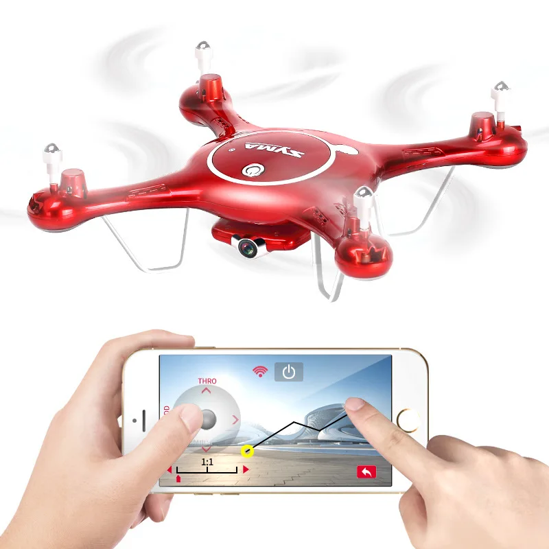 Дрон Syma X5UW Wi Fi HD 720P передача в режиме реального времени FPV 2 4G 4CH RC вертолет