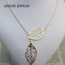 ADOLPH Jewelry LOSS MONEY SALE Fashion Women Double Leaf Necklace Fashion Leaf Pendant Necklaces for women