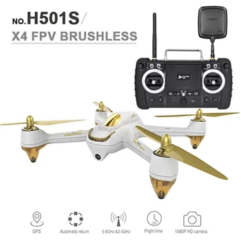 

Original Hubsan H501S X4 RC Drone With Camera 1080P HD 5.8G FPV 10CH GPS Follow Me Mode/Automatic Return/Headless Toy Quadcopter