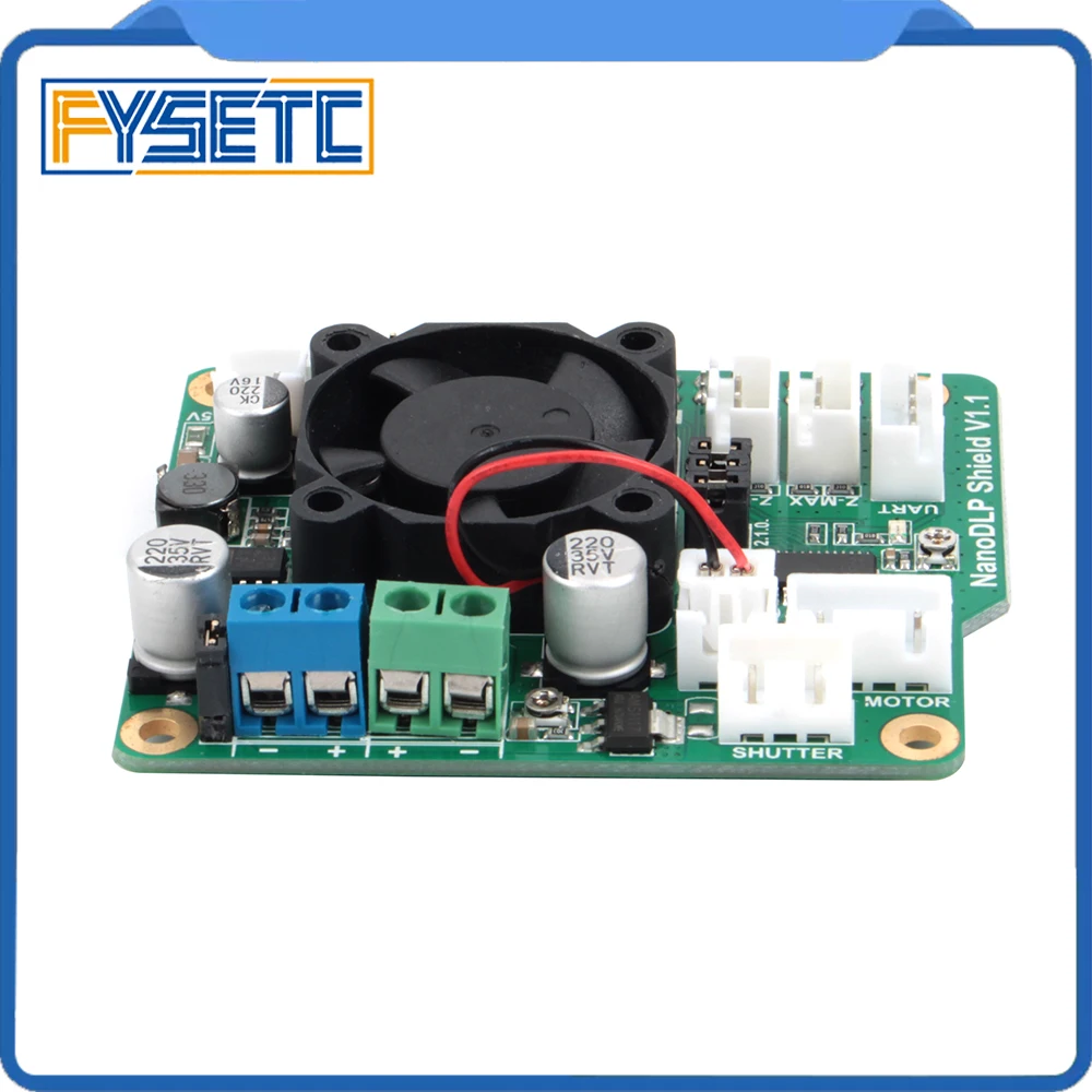 Плата расширения NanoDLP Shield V1.1 с управлением DRV8825 MOS для Raspberry Pi 3B 2 шт.|Детали и