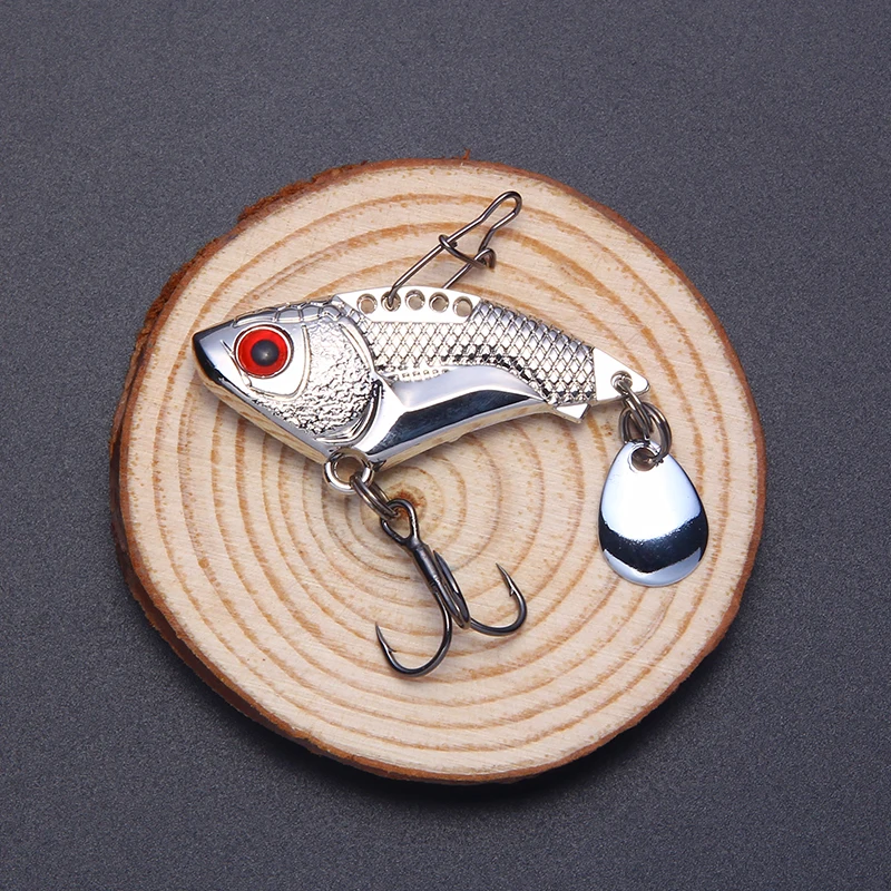 SEAPESCA 1 шт. ложка рыболовная приманка металлическая Crankbait 45 мм 16 г с басами тройник 2