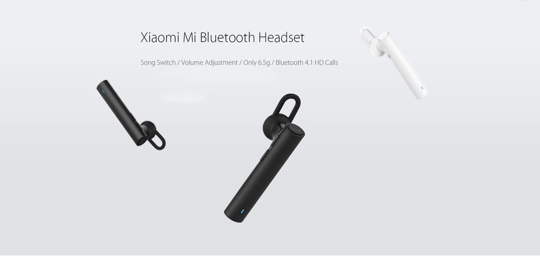 Original Xiaomi Mi LYEJ02LM Bluetooth Headset Built-in Mic Multifunctional On-cord Control