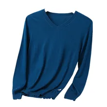 Новое поступление, модный шерстяной свитер, Мужской Повседневный Классический свитер с v-образным вырезом, эластичный зимний мужской пуловер, свитера, разноцветные Топы 3XL