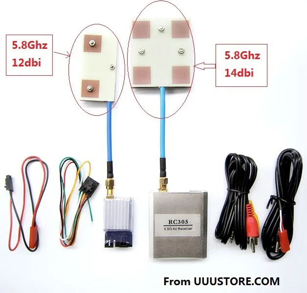 5.8G 5.8Ghz 14DBi High Gain Circular Polarized Antenna For FPV Camera Drone Dji Phantom 3