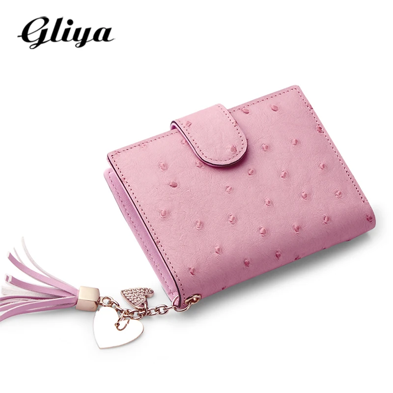  Gliya 2016 Autumn Wallet Female Candy Color Women Purse Dot Female Money Clip Short Mini Clutch Wallet Tissue Money Clip G14149 