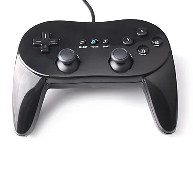 Новый черный классический проводной профессиональный джойстик для Nintendo Wii/Wii U |