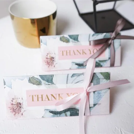 

Free shipping abstract plant pattern thank you bridal shower favor boxes for guest ,HT05