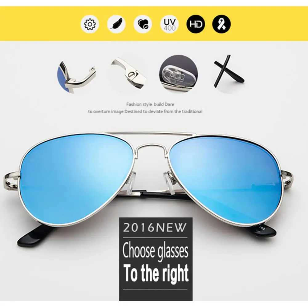 Myopia Minus Nearsighted Pilot Lens Sunglasses Eyewear Glasses 1.00D