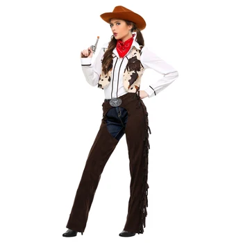 

Adult Western Cowgirl Chaps Costume