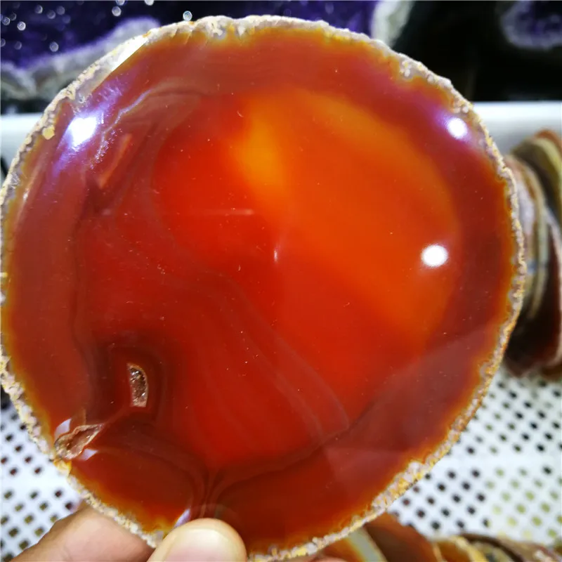 

13cm Large Polished Agate Slice Slab Specimen