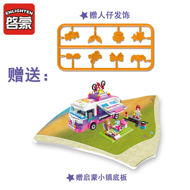 2004 319pcs Girl's Dream Constructor Model Kit Blocks Compatible LEGO Bricks Toys for Boys Girls Children Modeling 2004 319pcs Girl's Dream Constructor Model Kit Blocks Compatible LEGO Bricks Toys for Boys Girls Children Modeling